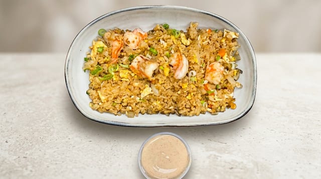 Shrimp Garlic Fried Rice.