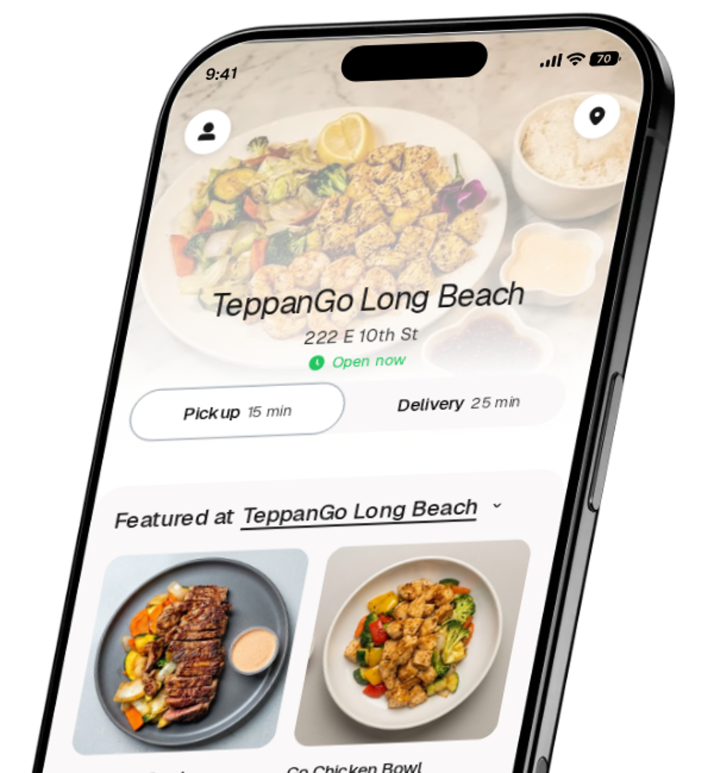 TeppanGo Long Beach app preview