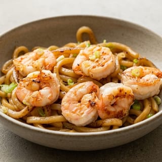 Garlic Butter Shrimp & Udon