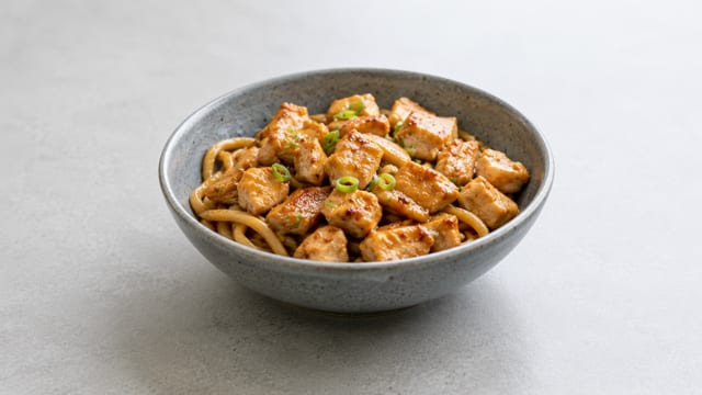 Garlic Butter Chicken & Udon.