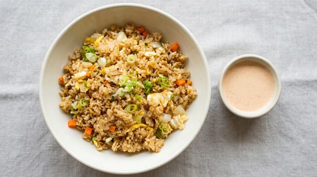Jasmine Garlic Fried Rice.