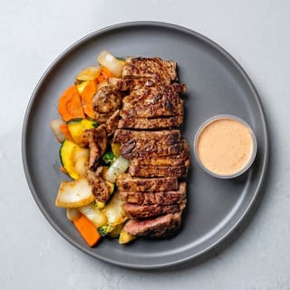 Teppanyaki New York Steak Plate