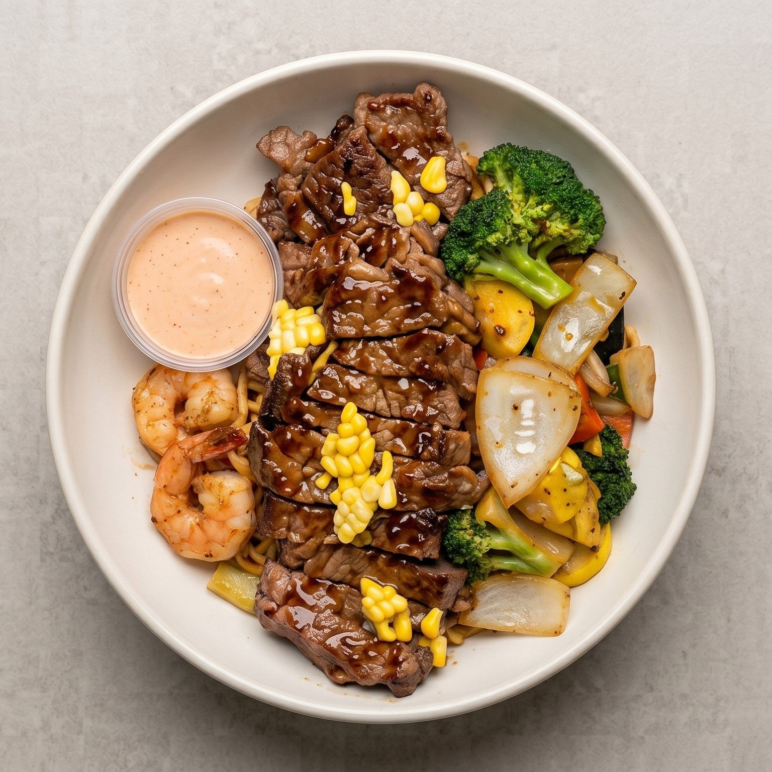 Teppanyaki New York Steak Plate.