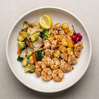 Teriyaki Chicken & Shrimp